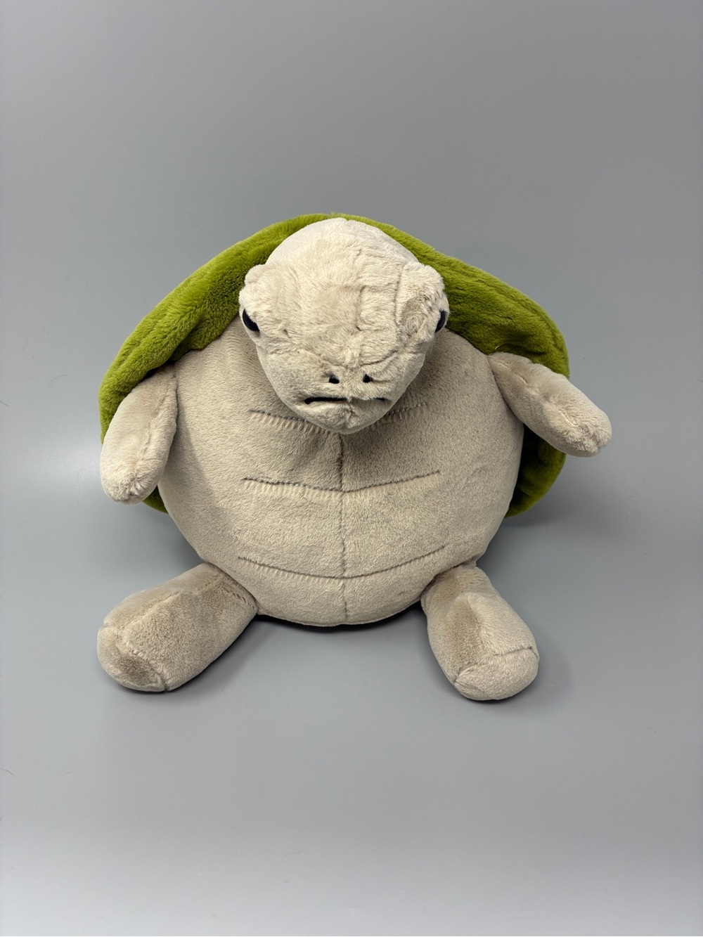 Jellycat Timmy Turtle Medium Plush 11" Grumpy Turtle Stuffed Animal Authentic